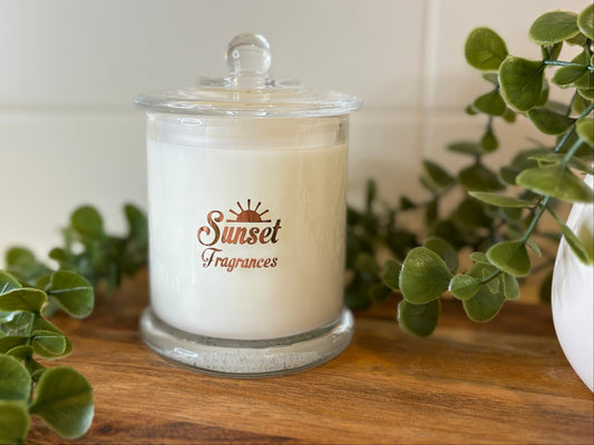 Single wick scented candle