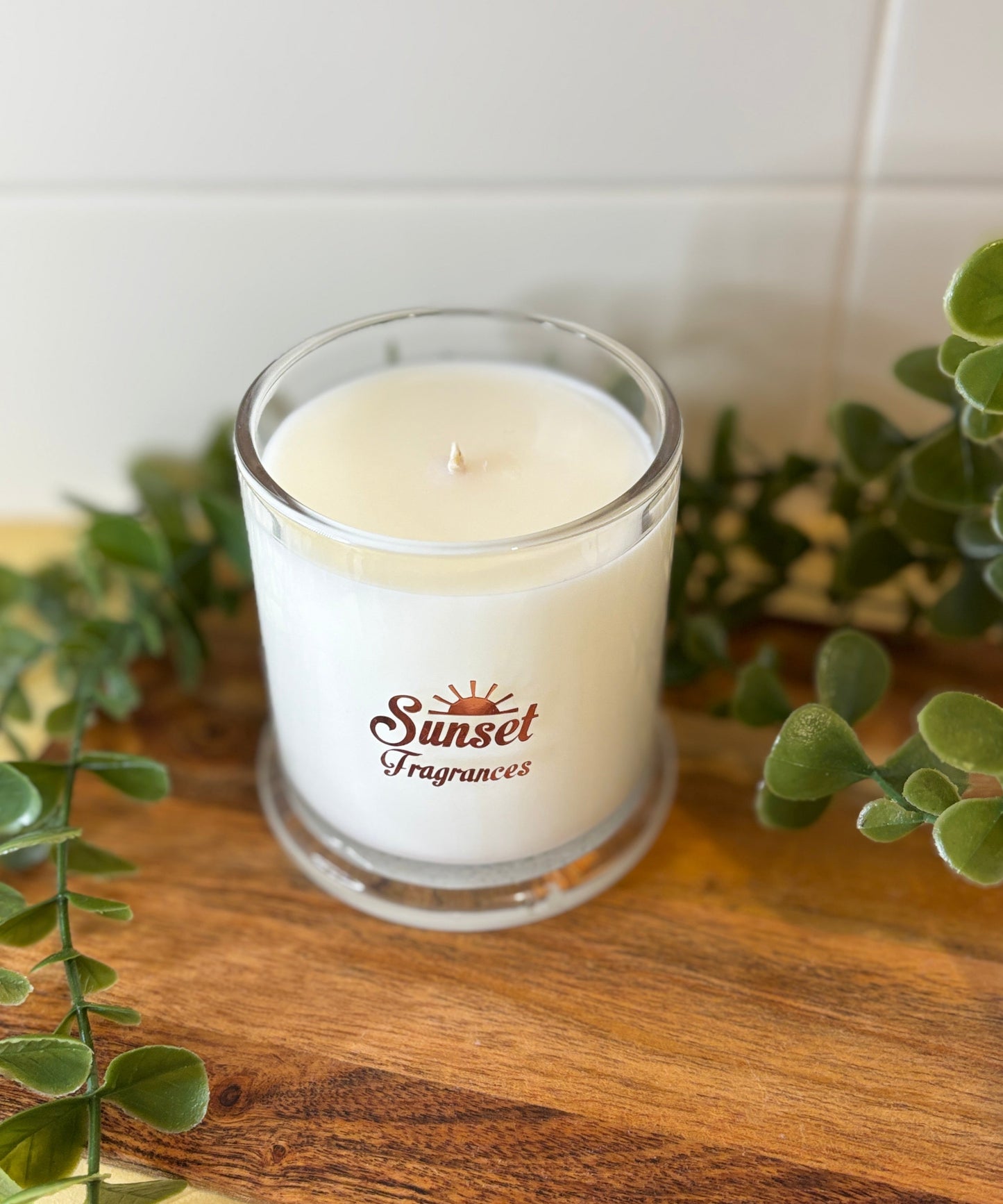 Single wick scented candle