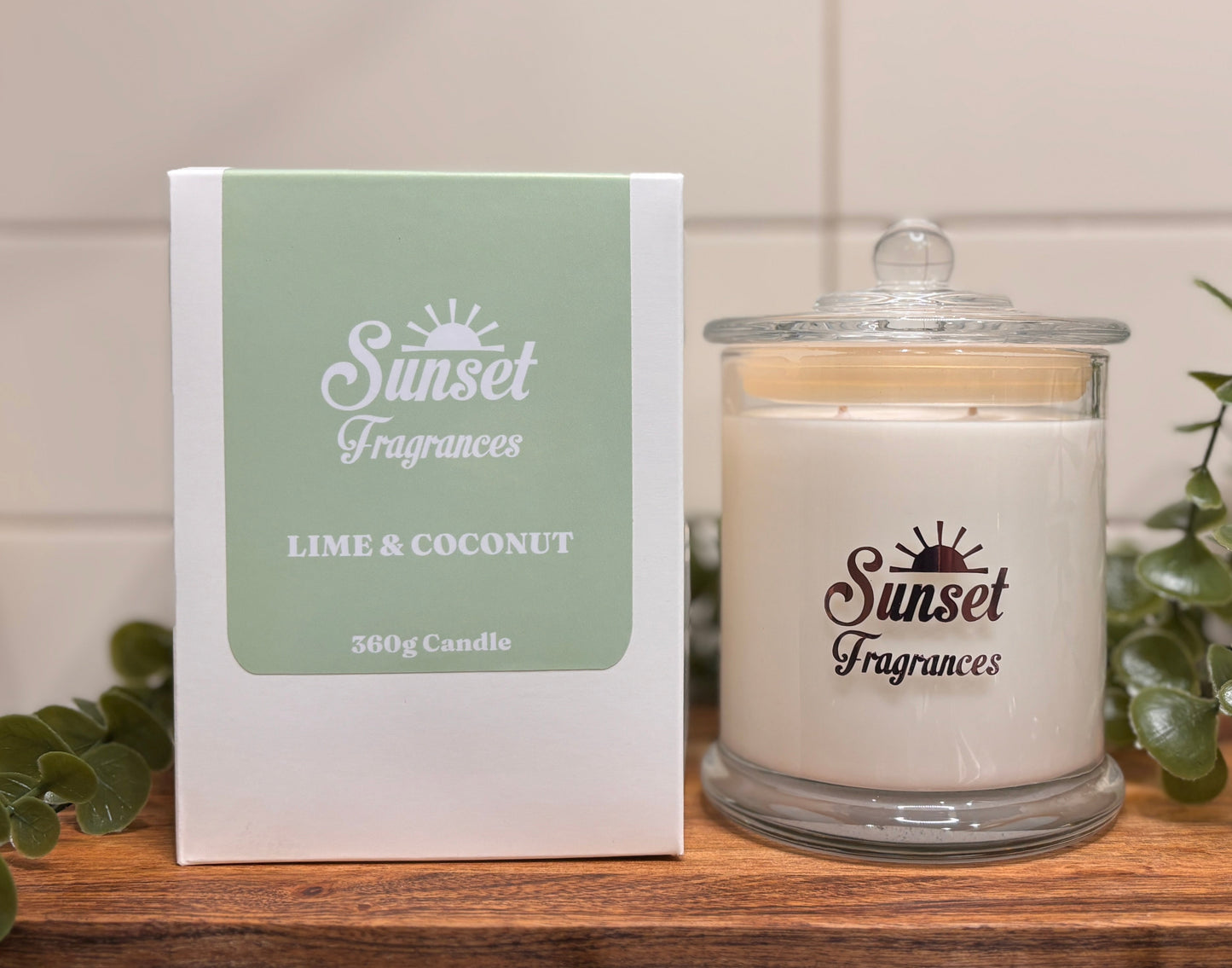 Double wick scented candle