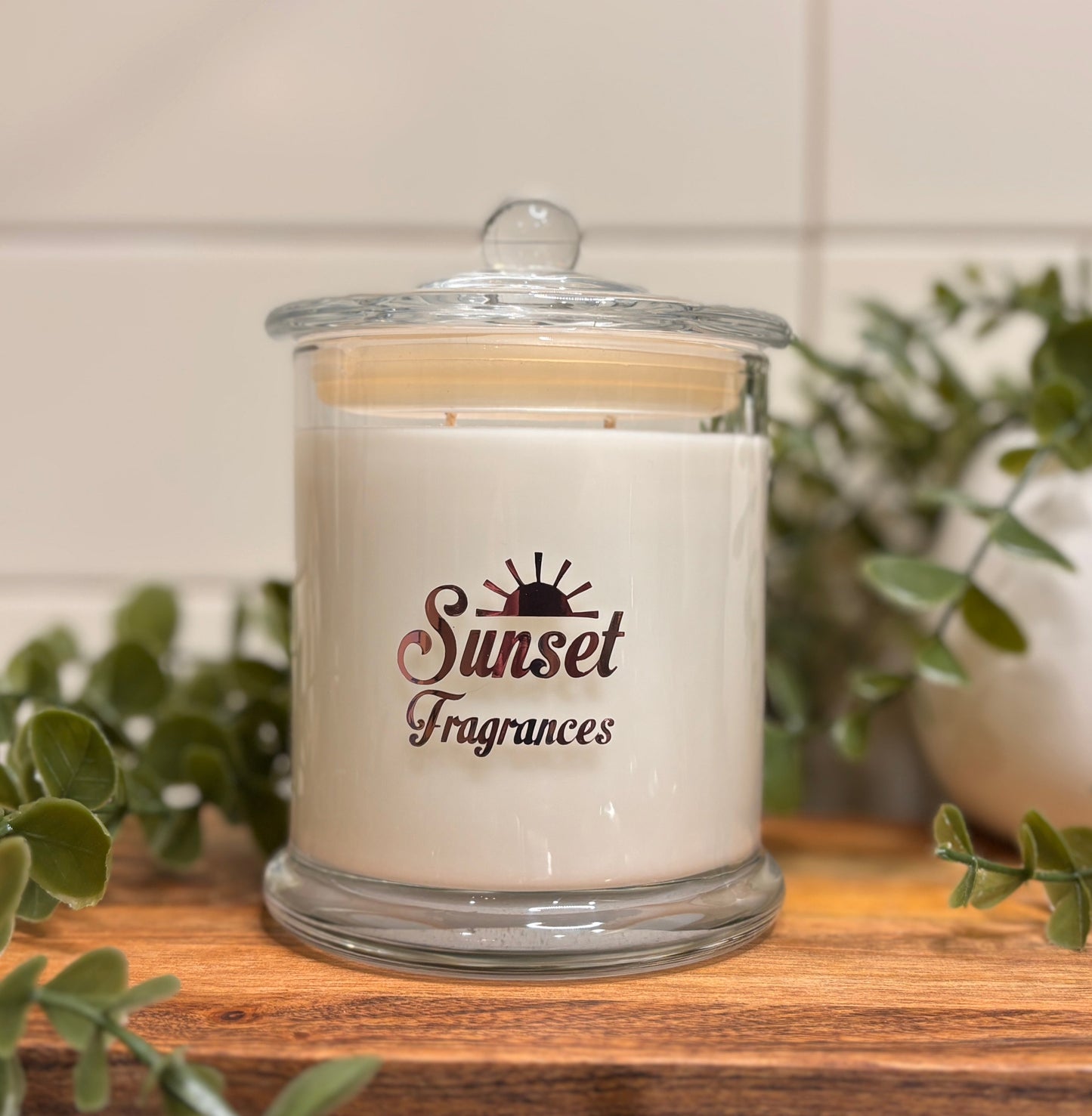 Sunset Fragrances double wicked scented candle